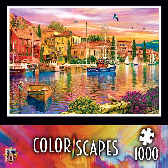 Assorted MasterPieces® Colorscapes™ Linen Jigsaw Puzzle